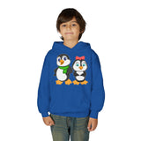 Mommy & Daddy Penguins Youth Hoodie