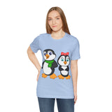 Adult-Size Tee - Leigha Marina's Mommy & Daddy Penguins