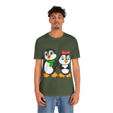 Adult-Size Tee - Leigha Marina's Mommy & Daddy Penguins