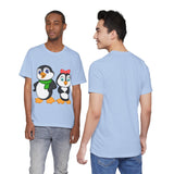 Adult-Size Tee - Leigha Marina's Mommy & Daddy Penguins