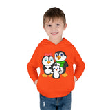 Mommy, Daddy, and Bebo Penguins Toddler Hoodie