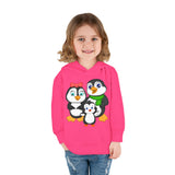 Mommy, Daddy, and Bebo Penguins Toddler Hoodie