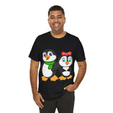 Adult-Size Tee - Leigha Marina's Mommy & Daddy Penguins