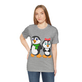 Adult-Size Tee - Leigha Marina's Mommy & Daddy Penguins