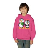Mommy & Daddy Penguins Youth Hoodie