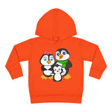Mommy, Daddy, and Bebo Penguins Toddler Hoodie