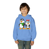 Mommy & Daddy Penguins Youth Hoodie