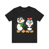 Adult-Size Tee - Leigha Marina's Mommy & Daddy Penguins