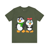 Adult-Size Tee - Leigha Marina's Mommy & Daddy Penguins