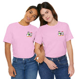 Mommy & Daddy Penguins Small Chest Print Tee