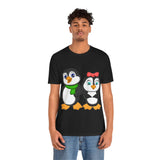Adult-Size Tee - Leigha Marina's Mommy & Daddy Penguins