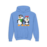 Mommy & Daddy Penguins Youth Hoodie