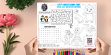 Add Your Logo Here - Kids Activity Sheets for Your Business