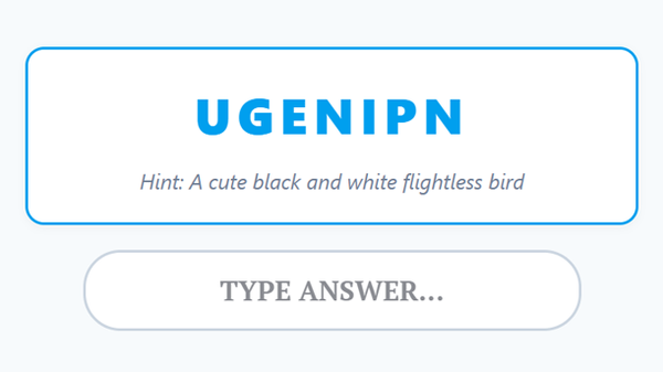 Word Scramble