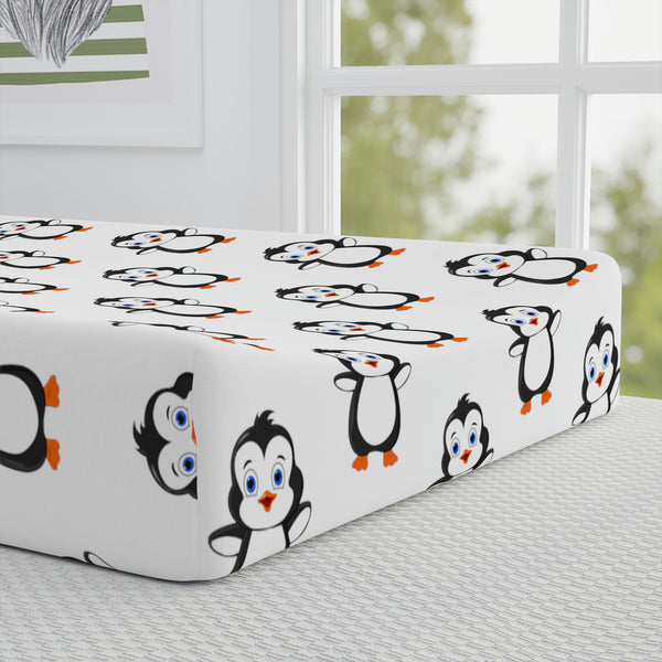 Baby Changing Pad Cover - Leigha Marina's Bebo The Penguin