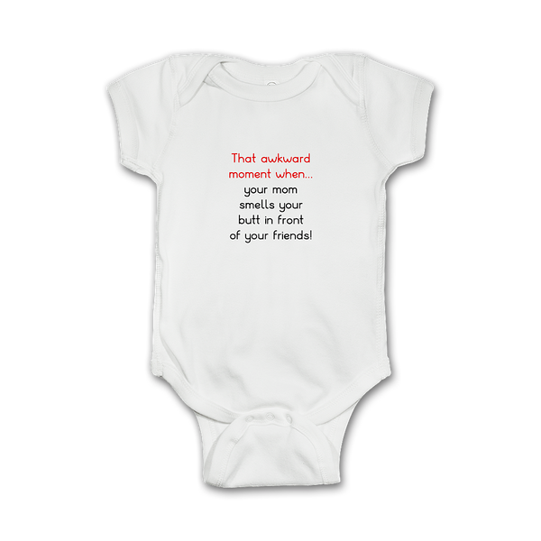 Funny Baby Onesie 'That awkward moment...'