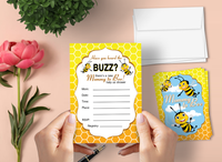 Mom To Be Baby Shower Invitations – 20 Cards & 20 Envelopes