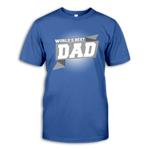 Men Short Sleeve T-Shirt 'World's Best dad'