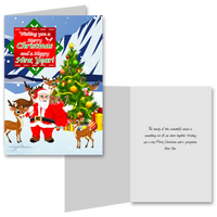 15 Greeting Cards and 15 Envelopes 'Merry Christmas and a Happy New Year'