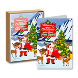 Merry Christmas and Happy New Year Boxed Greeting Cards