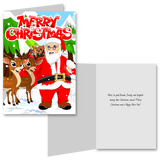 15 Greeting Cards and 15 Envelopes 'Merry Christmas'