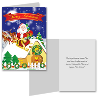 15 Greeting Cards and 15 Envelopes 'Merry Christmas'