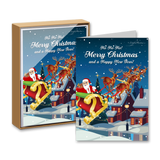 Merry Christmas and a Happy New Year Boxed Greeting Cards