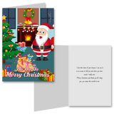 15 Greeting Cards and 15 Envelopes 'Ho Ho Ho Merry Christmas'