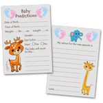Baby Shower Game Baby Predictions Cards