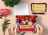 Knights Thank You Cards for Kids, 20 Notes & 20 Envelopes