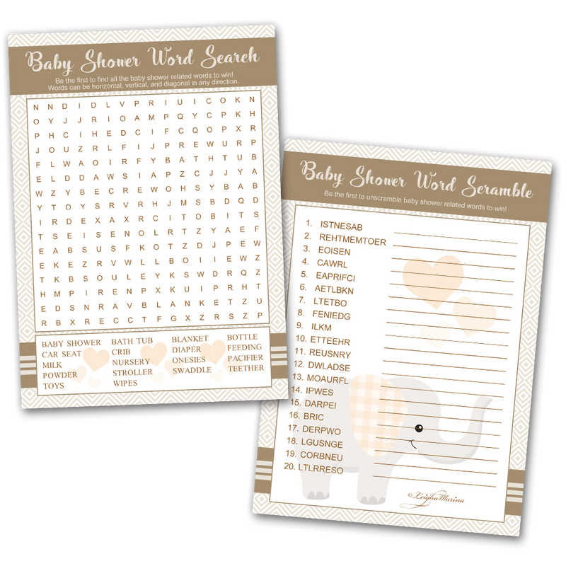 baby-shower-game-cards-word-search-and-word-scramble-40-cards-leigha-marina for Baby Shower Word Search Free Printable Baby Shower Game Cards Word Search and Word Scramble - 40 Cards – Leigha Marina for Baby Shower Word Search Free Printable