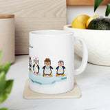 Leigha Marina's Penguin Family Ceramic Mug - 11oz