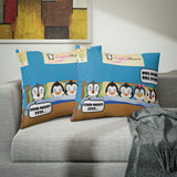 Pillow Sham - Leigha Marina's "There Were Five in the Bed" Cartoon Design