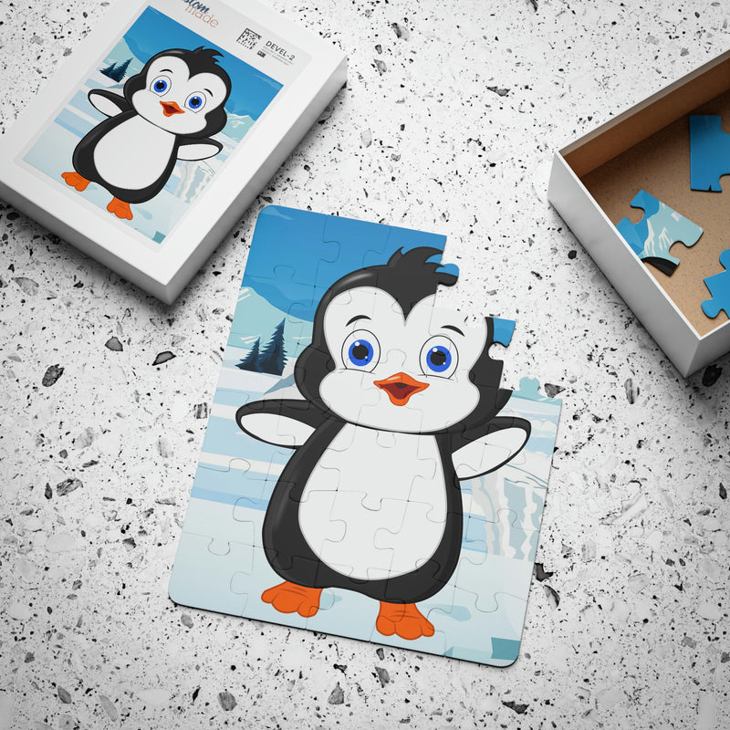 Kids' Puzzle, 30-Piece - Leigha Marina Bebo The Penguin