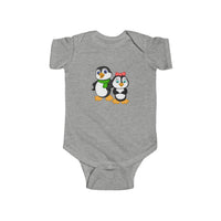 Baby-Size Mommy & Daddy Penguins Onesie - Leigha Marina