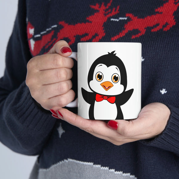 Leigha Marina's Okee The Penguin Ceramic Mug - 11oz