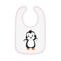 Leigha Marina's Baby Bib - Bebo The Penguin Design