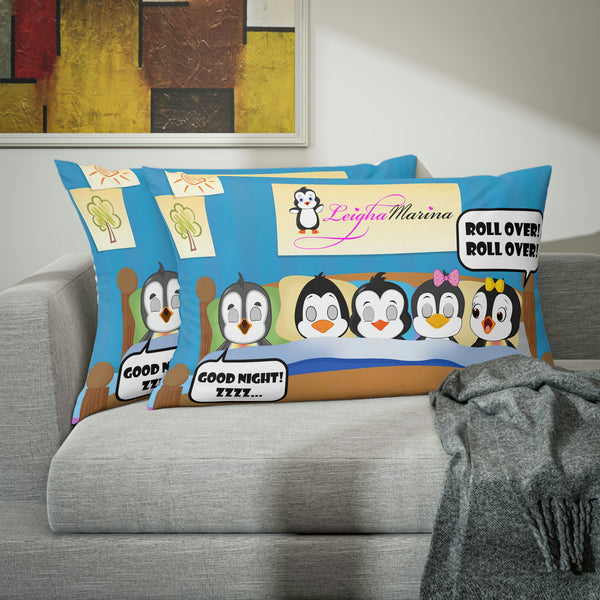 Pillow Sham - Leigha Marina's "There Were Five in the Bed" Cartoon Design