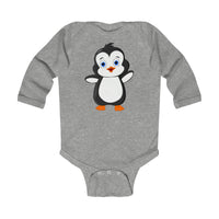 Baby-Size Long Sleeve Bodysuit - Bebo The Penguin