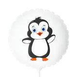 Balloon 11" White (Round & Heart-Shaped), Bebo The Penguin