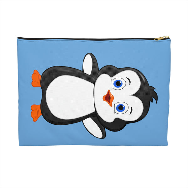 Accessory Pouch - Bebo The Penguin - Light Blue