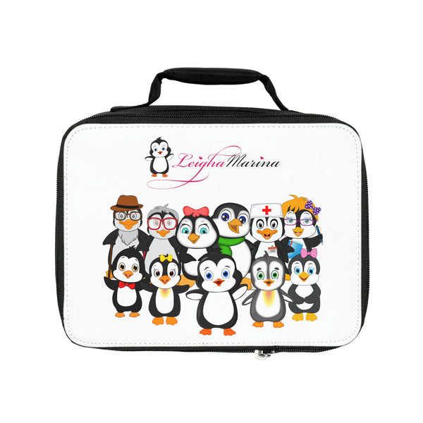 Lunch Bag - Penguin Paradise: Cute Cartoon Penguins Design