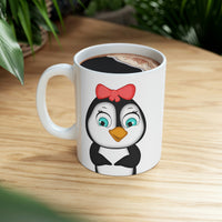 Leigha Marina's Mommy Penguin Ceramic Mug - 11oz