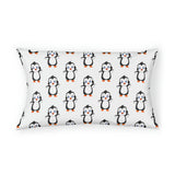 Pillow Sham - White - Bebo The Penguin Leigha Marina's Cartoon Design