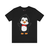Adult-Size Okee The Penguin Tee - Leigha Marina Cartoon Design