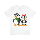 Adult-Size Tee - Leigha Marina's Mommy & Daddy Penguins