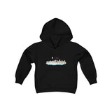 Youth-Size Penguin Family Hoodie: Cute Cartoon Penguins Design
